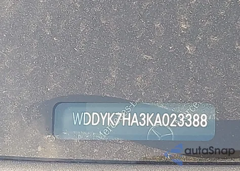 2019 Mercedes-Benz Amg Gt z USA, uszkodzony, nr VIN WDDYK7HA3KA023388